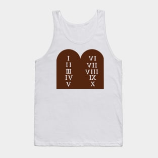 Ten Commandments Tank Top